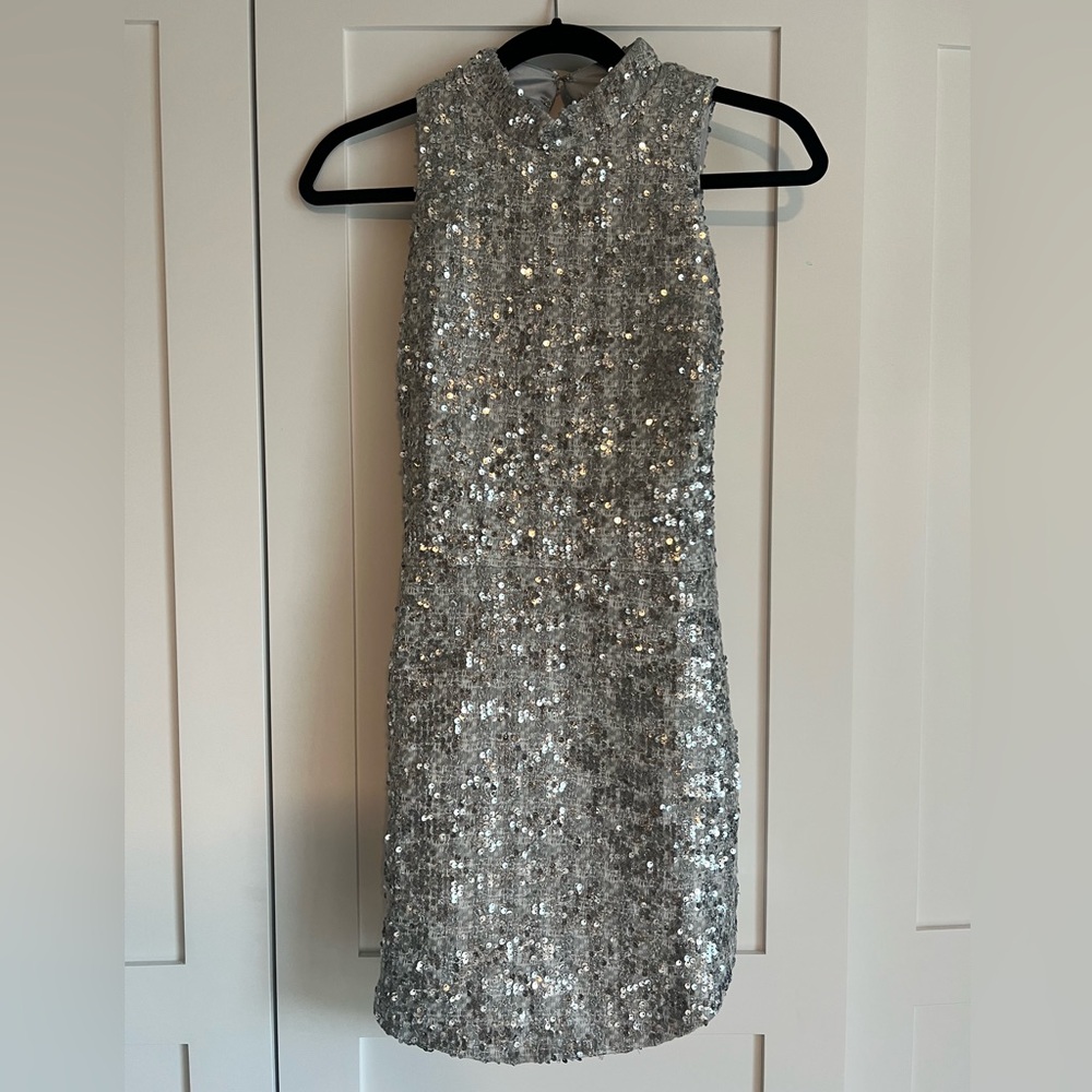 Amanda Uprichard Marshall Mini Dress in Stellar - Picture 2 of 3